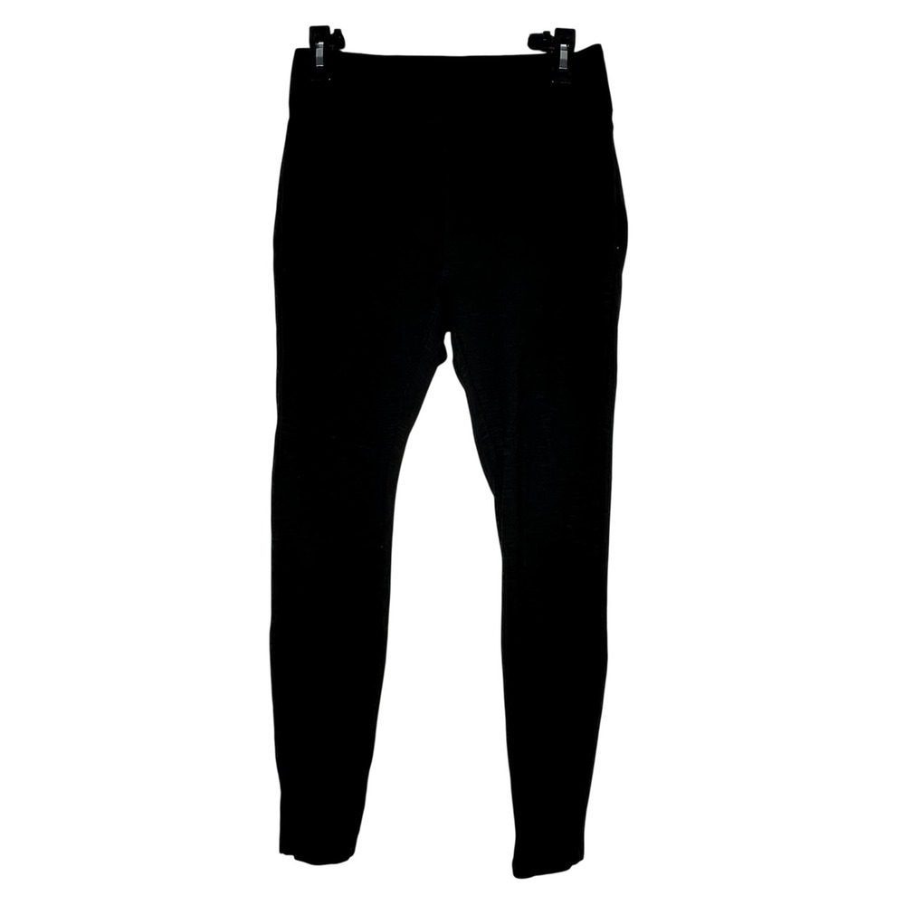 Matty M Black High Rise Skinny Leggings Back Pockets‎ Size M 120PB06-447US/OM